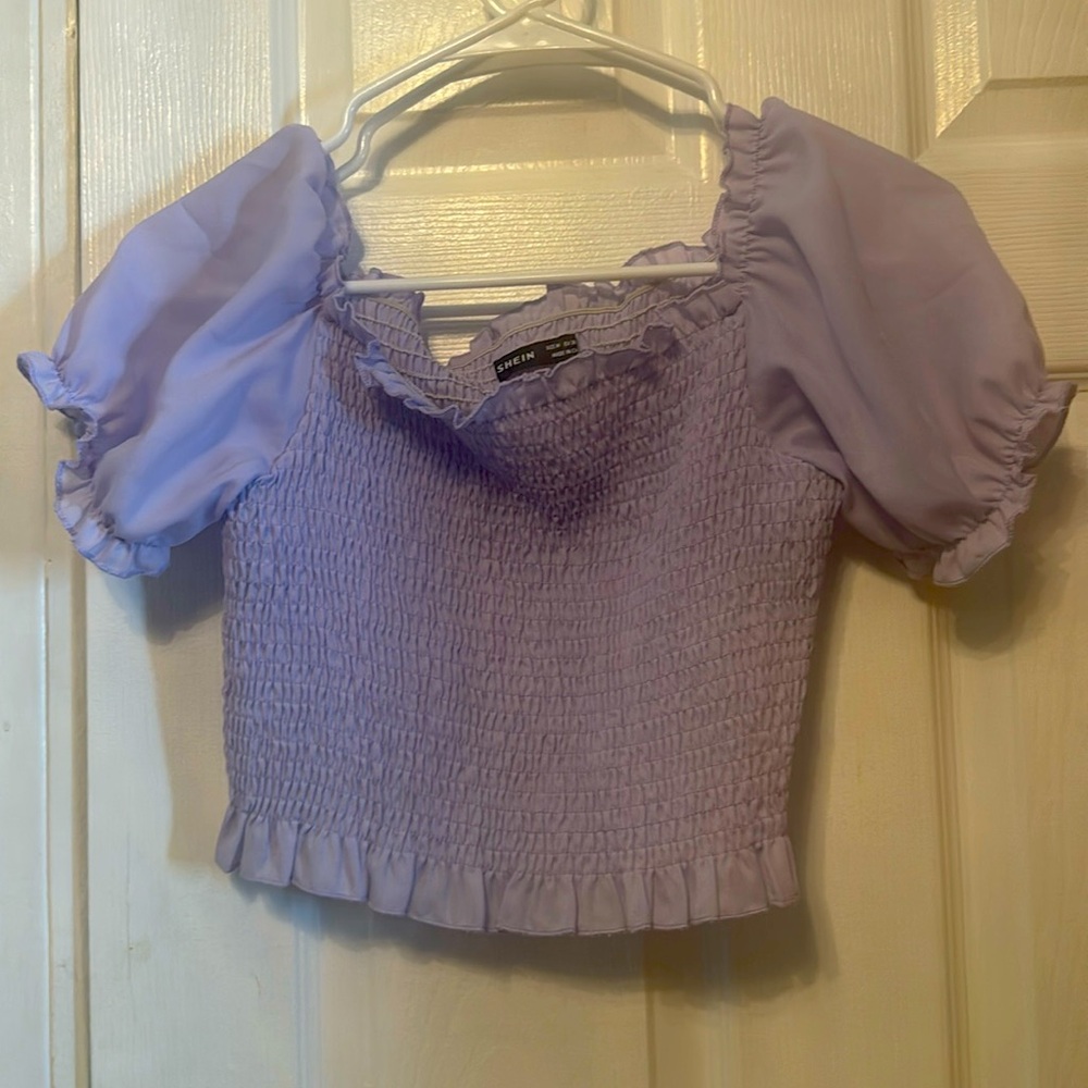 Baby Purple Crop Top